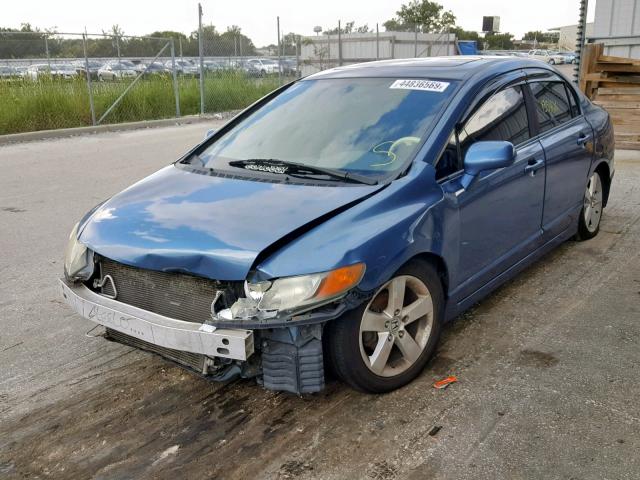 1HGFA16988L021709 - 2008 HONDA CIVIC EXL 蓝色 照片 2