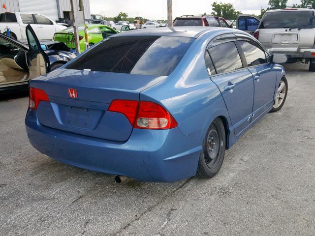 1HGFA16988L021709 - 2008 HONDA CIVIC EXL 蓝色 照片 4