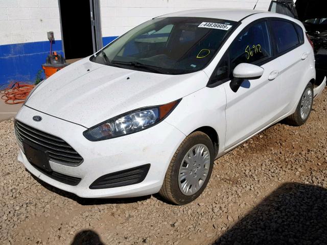 3FADP4TJ6EM191359 - 2014 FORD FIESTA S WHITE photo 2