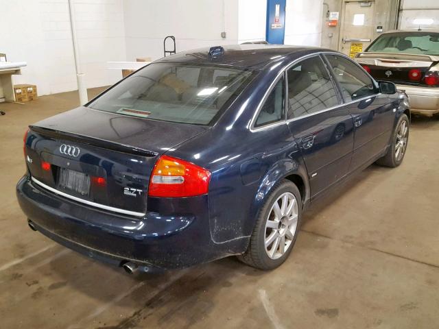 WAUCD64B14N084884 - 2004 AUDI A6 S-LINE BLUE photo 4