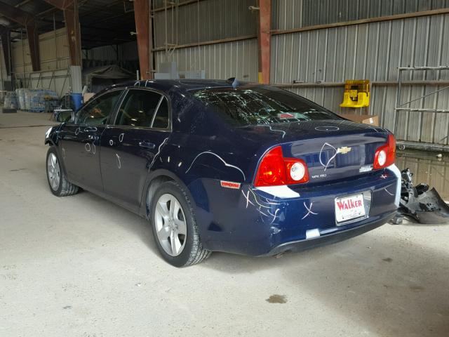 1G1ZA5EU7CF233753 - 2012 CHEVROLET MALIBU LS BLUE photo 3