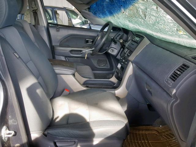 5FNYF28146B042174 - 2006 HONDA PILOT LX GREEN photo 5