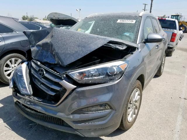 KM8J3CA47GU102781 - 2016 HYUNDAI TUCSON LIM GRAY photo 2