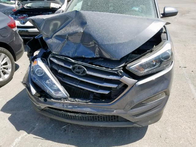 KM8J3CA47GU102781 - 2016 HYUNDAI TUCSON LIM GRAY photo 9