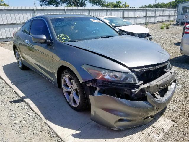 1HGCS2B80CA002224 - 2012 HONDA ACCORD EXL CHARCOAL photo 1