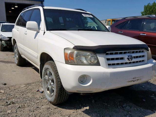 JTEEP21AX40032055 - 2004 TOYOTA HIGHLANDER WHITE photo 1