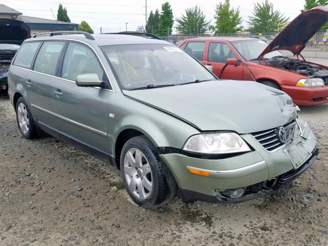 WVWWH63B33E148864 - 2003 VOLKSWAGEN PASSAT GLX GREEN photo 1