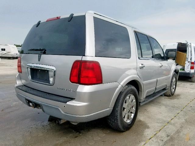 5LMFU27R64LJ03533 - 2004 LINCOLN NAVIGATOR ვერცხლისფერი ფოტო 4