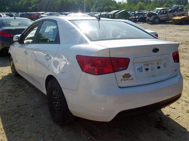 KNAFU4A24C5634616 - 2012 KIA FORTE EX WHITE photo 3