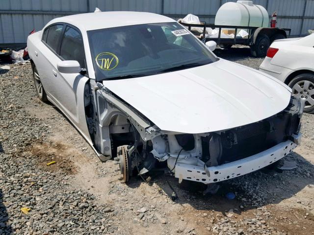 2C3CDXHG4JH175722 - 2018 DODGE CHARGER SX WHITE photo 1