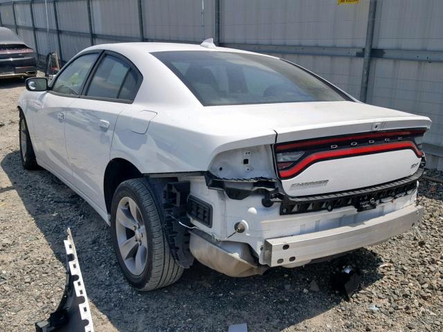 2C3CDXHG4JH175722 - 2018 DODGE CHARGER SX WHITE photo 3