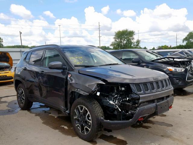 3C4NJDDB7KT722416 - 2019 JEEP COMPASS TR GRAY photo 1