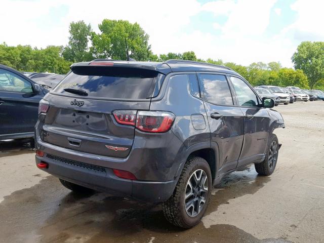 3C4NJDDB7KT722416 - 2019 JEEP COMPASS TR GRAY photo 4