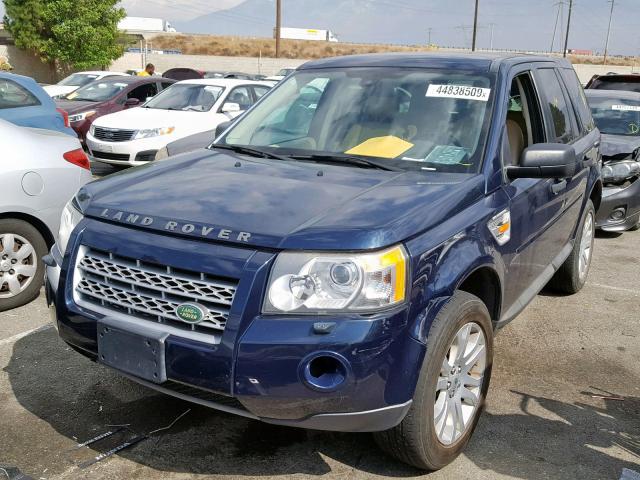 SALFP24N08H049275 - 2008 LAND ROVER LR2 SE BLUE photo 2