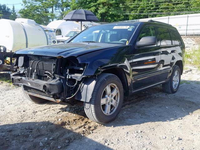 1J8GR48K97C542295 - 2007 JEEP GRAND CHER BLACK photo 2