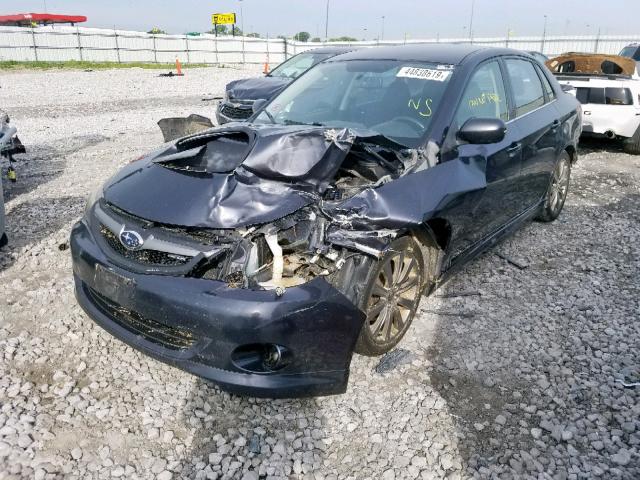 JF1GE76669G505877 - 2009 SUBARU IMPREZA WR BLACK photo 2