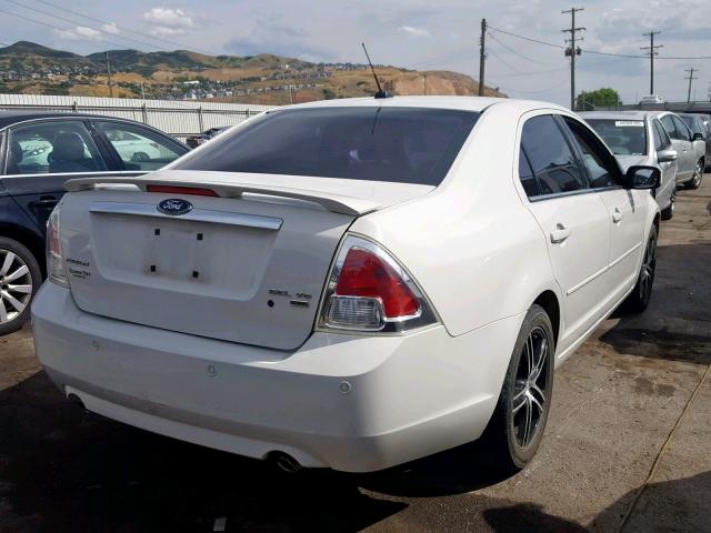 3FAHP021X8R129840 - 2008 FORD FUSION SEL WHITE photo 4