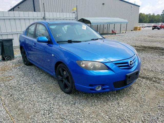 JM1BK123151235928 - 2005 MAZDA 3 S BLUE photo 1