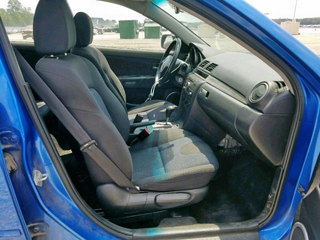 JM1BK123151235928 - 2005 MAZDA 3 S BLUE photo 5