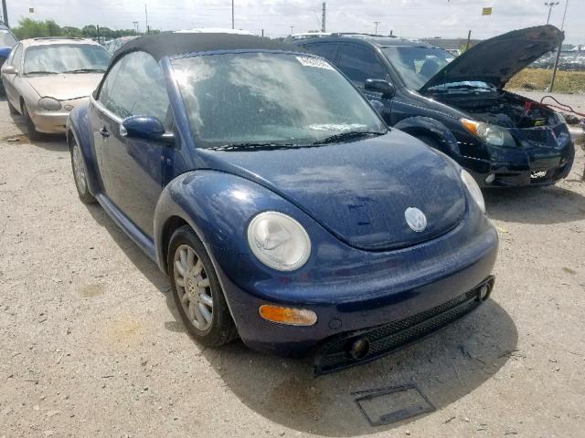 3VWCM31Y44M322454 - 2004 VOLKSWAGEN NEW BEETLE ლურჯი ფოტო 1