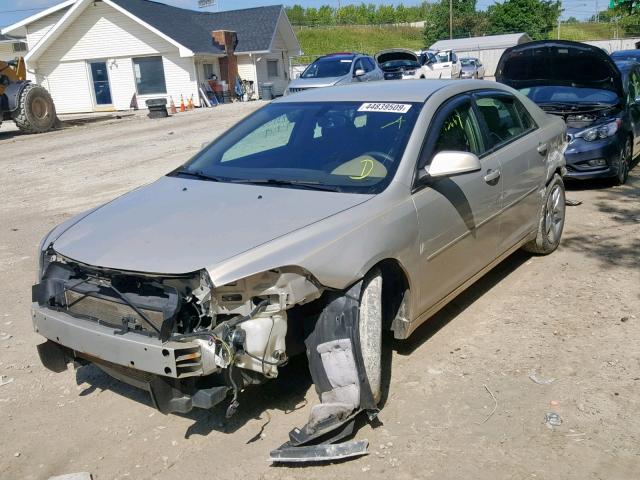 1G1ZC5EB0AF244471 - 2010 CHEVROLET MALIBU 1LT 金色 照片 2