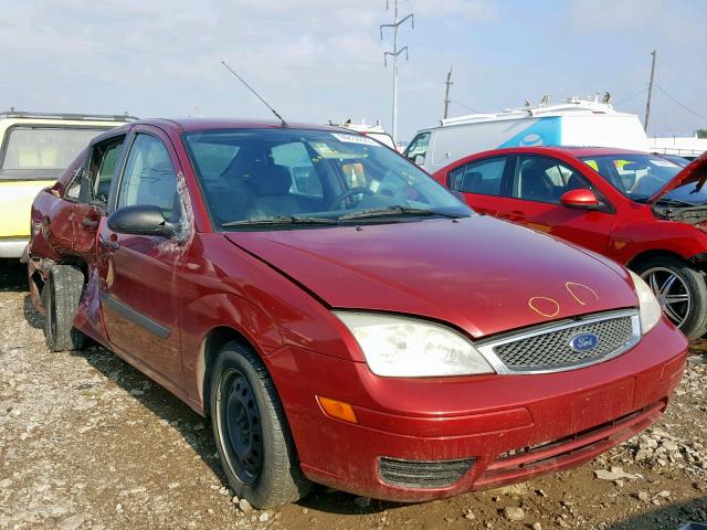 1FAFP34N15W105010 - 2005 FORD FOCUS ZX4 MAROON photo 1