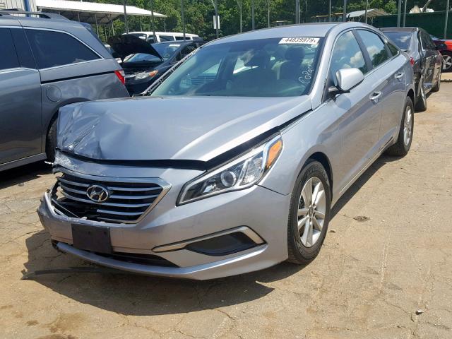 5NPE24AF3GH356269 - 2016 HYUNDAI SONATA SE BLUE photo 2