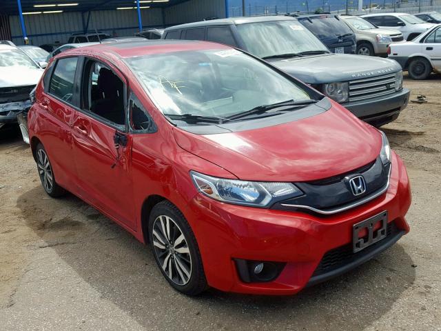 3HGGK5H8XFM749282 - 2015 HONDA FIT EX RED photo 1