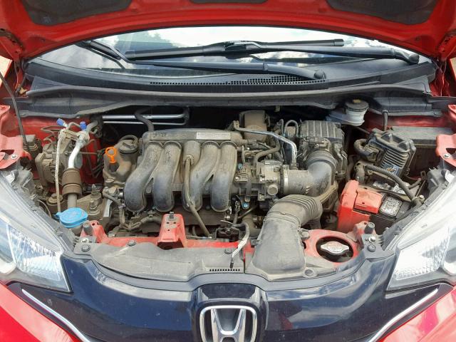 3HGGK5H8XFM749282 - 2015 HONDA FIT EX RED photo 7