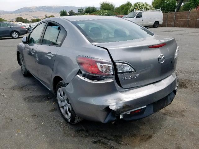 JM1BL1SG2A1258029 - 2010 MAZDA 3 I SILVER photo 3