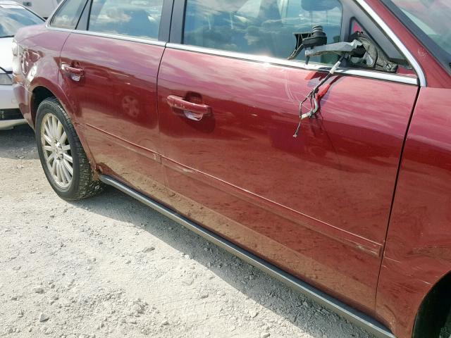 1MEFM43196G610827 - 2006 MERCURY MONTEGO PR ბურგუნდია ფოტო 9