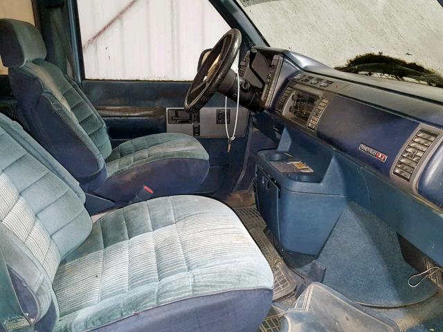 1GKEL19Z6MB525986 - 1991 GMC SAFARI XT BLUE photo 5