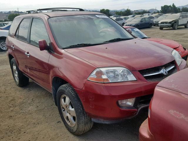 2HNYD18203H539991 - 2003 ACURA MDX RED photo 1