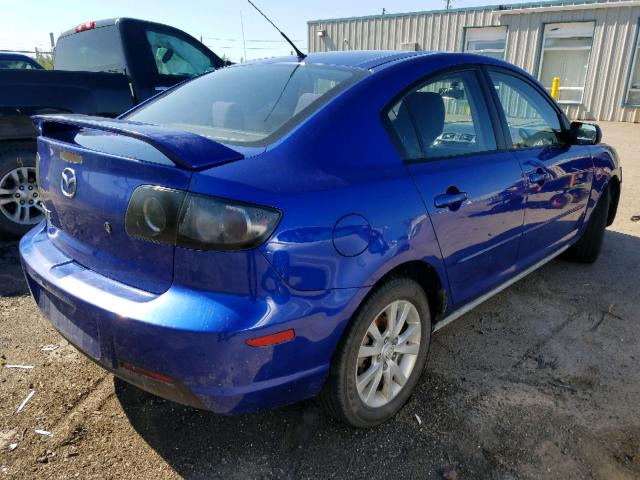 JM1BK32F881149834 - 2008 MAZDA 3 I BLUE photo 4