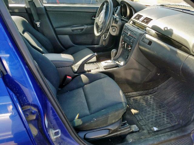 JM1BK32F881149834 - 2008 MAZDA 3 I BLUE photo 5