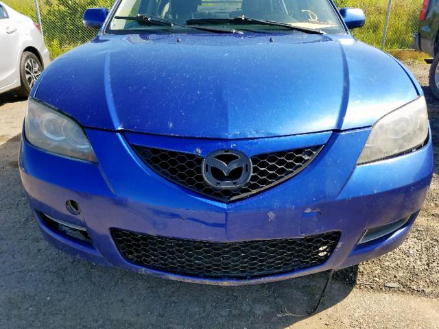 JM1BK32F881149834 - 2008 MAZDA 3 I BLUE photo 9