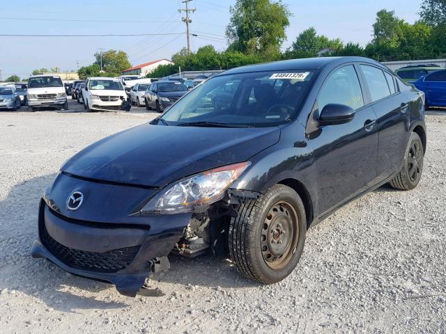 JM1BL1UF5C1503378 - 2012 MAZDA 3 I BLACK photo 2