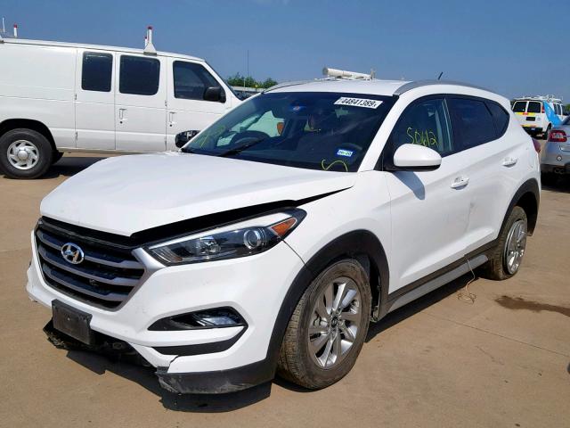 KM8J3CA42HU480654 - 2017 HYUNDAI TUCSON LIM WHITE photo 2