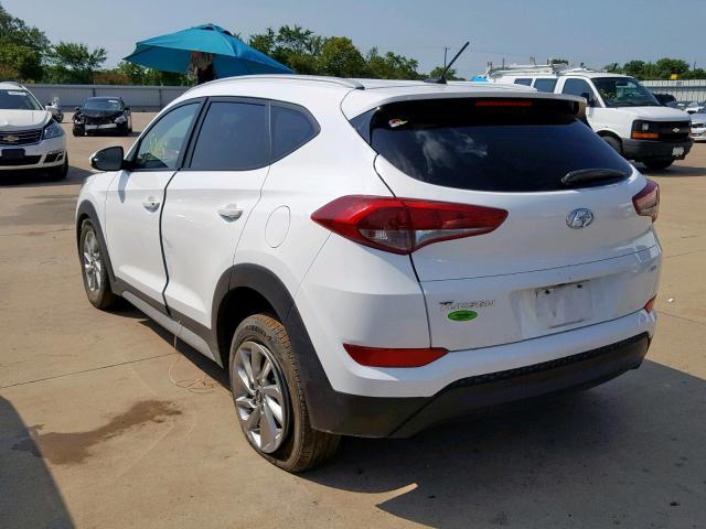 KM8J3CA42HU480654 - 2017 HYUNDAI TUCSON LIM WHITE photo 3