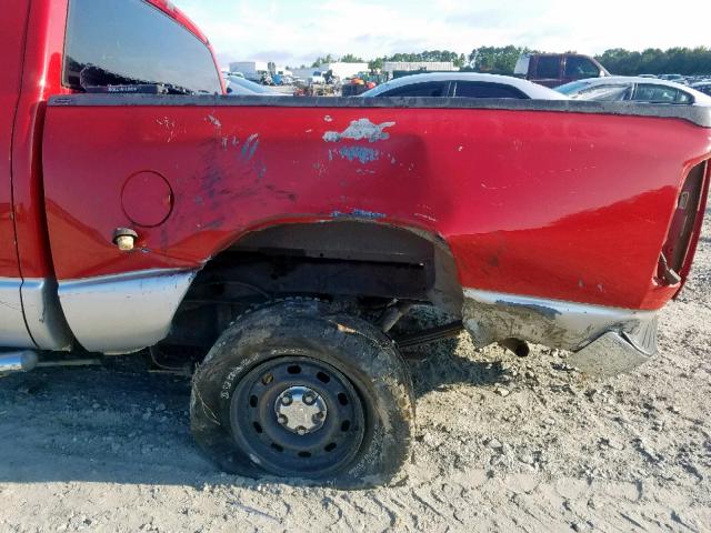 1D7HA18N45J614594 - 2005 DODGE RAM 1500 S RED photo 9