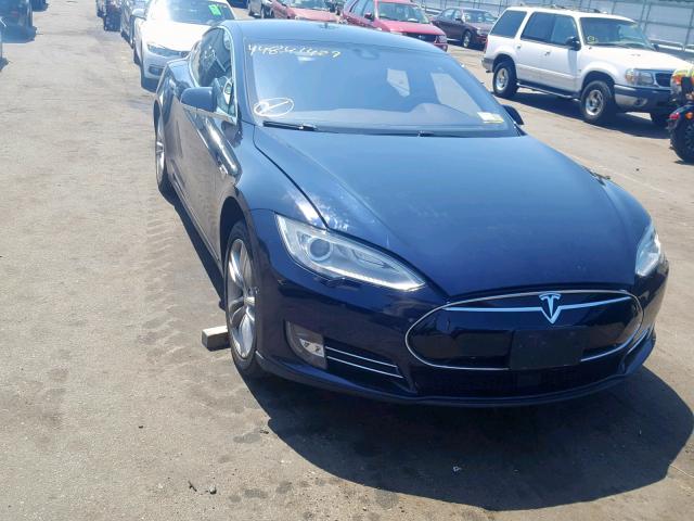 5YJSA1H27EFP66043 - 2014 TESLA MODEL S Mavi foto 1