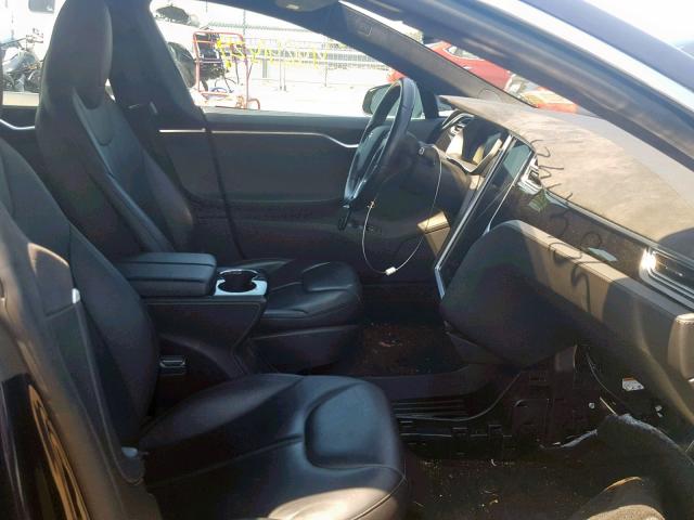 5YJSA1H27EFP66043 - 2014 TESLA MODEL S Mavi foto 5