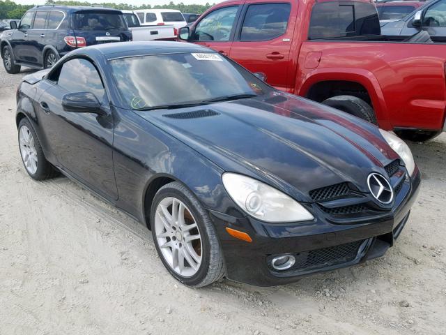 WDBWK54F09F210882 - 2009 MERCEDES-BENZ SLK 300 BLACK photo 1