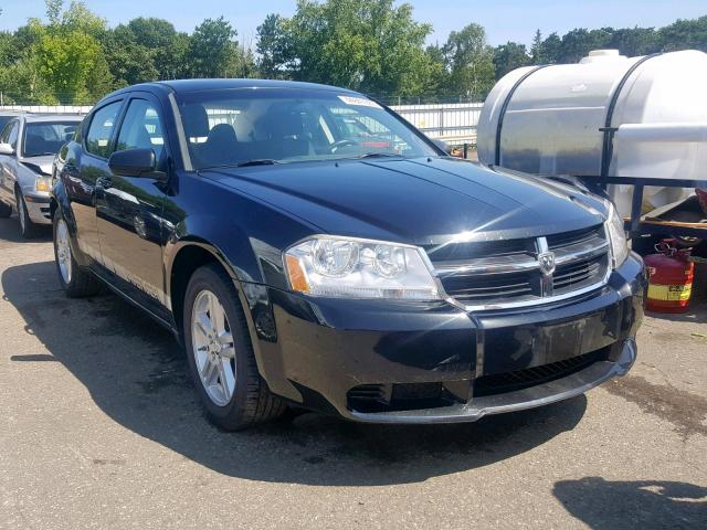 1B3CC1FB6AN233227 - 2010 DODGE AVENGER EX BLACK photo 1