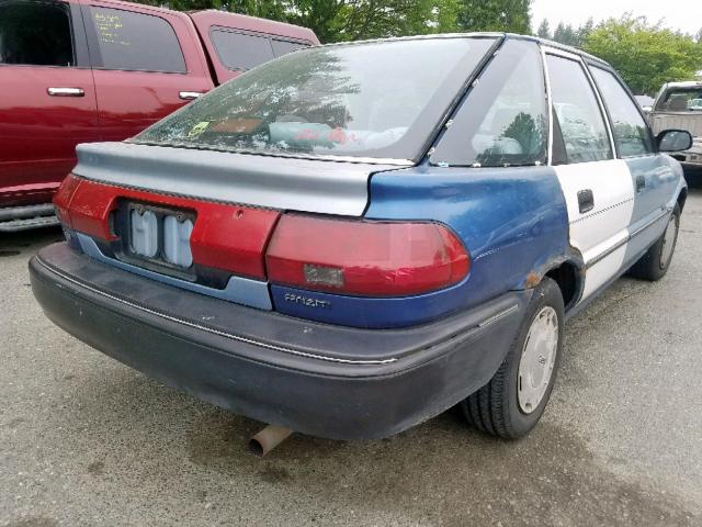 1Y1SK746XLZ171389 - 1990 GEO PRIZM BASE ლურჯი ფოტო 4