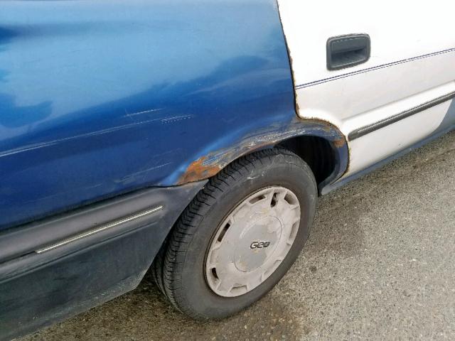 1Y1SK746XLZ171389 - 1990 GEO PRIZM BASE ლურჯი ფოტო 9