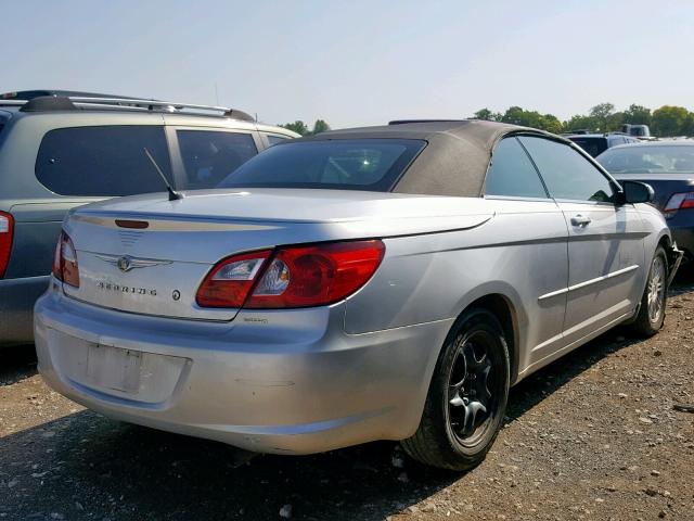 1C3LC55RX8N181328 - 2008 CHRYSLER SEBRING TO SILVER photo 4