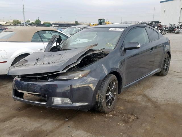 JTKDE167570163761 - 2007 TOYOTA SCION TC შავი ფოტო 2