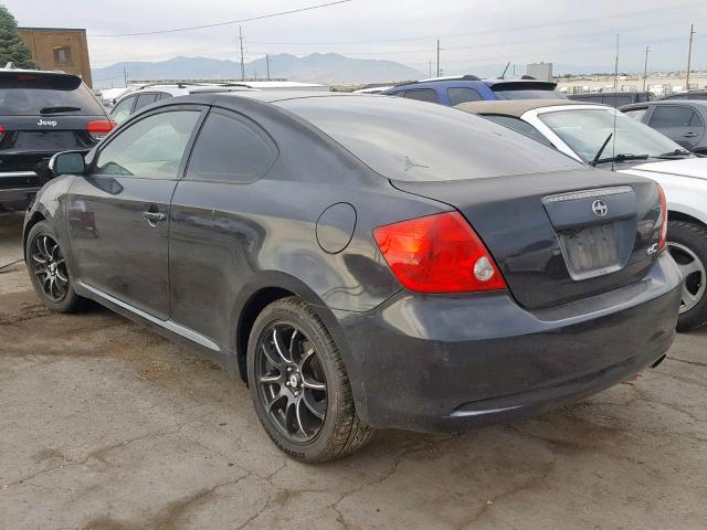 JTKDE167570163761 - 2007 TOYOTA SCION TC შავი ფოტო 3