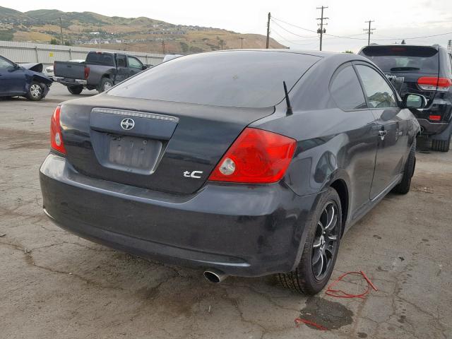 JTKDE167570163761 - 2007 TOYOTA SCION TC შავი ფოტო 4